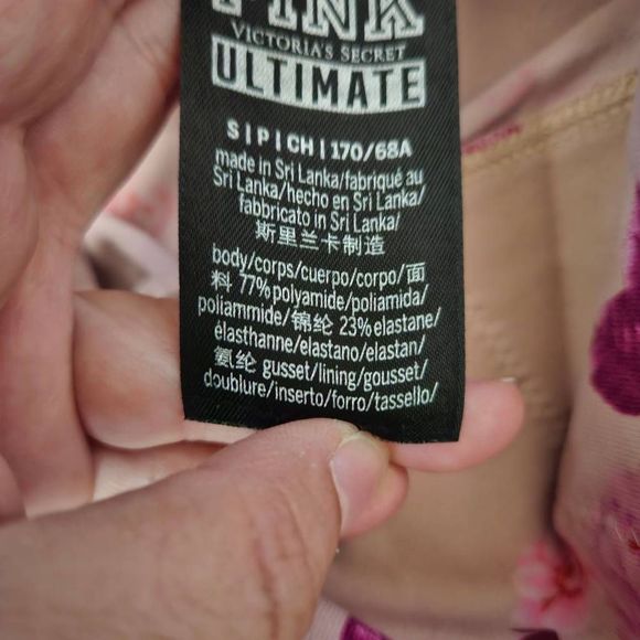 Victoria's Secret PINK Floral Athletic Leggings - Picture 4 of 8